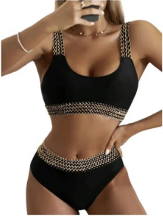 Traje de Baño Dorado REF 56