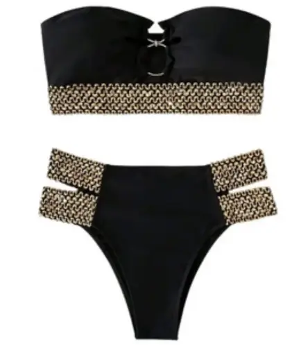 Traje de Baño Dorado REF 55